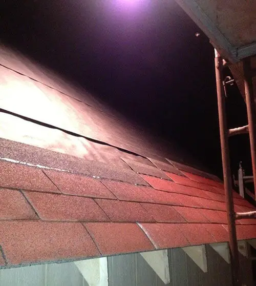 Problems with night roofing